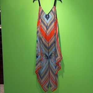 New directions printed scarf dress